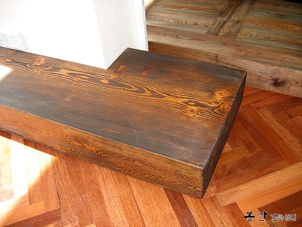 [주문제작] 홍송고재 거실 테이블