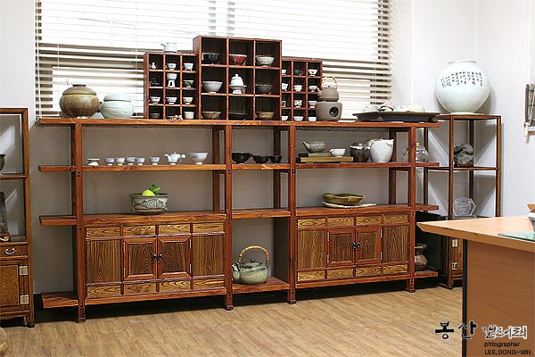 [주문제작] 3층 찬탁 및 사방탁자