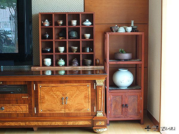 [주문제작] 다완장,사방탁자