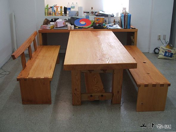 [주문제작] 홍송식탁