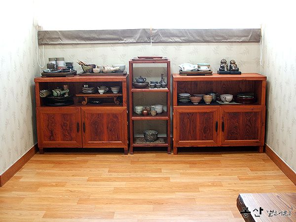 [주문제작] 차그릇수납장,사방탁자